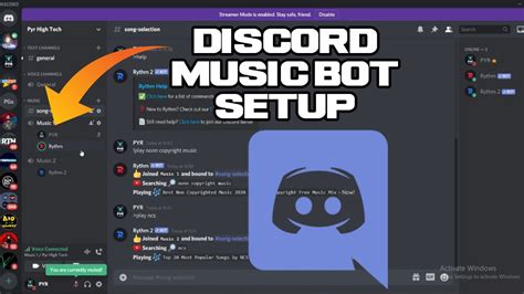 how to put a music bot in discord